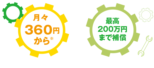 月々360円から